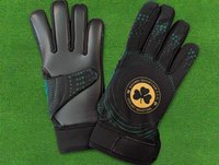 Gants de football gaélique GAA sans bretelles de haute qualité, avec poignées en latex allemand, légères, sangle de poignet réglable, antidérapantes, personnalisables