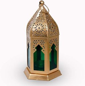 Moroccan Style Gold Candle Lantern Vintage <b>Tealight</b> Holder for Patio and Festive Decor Christmas & Wedding Outdoor Candle Holder - Product Image 3