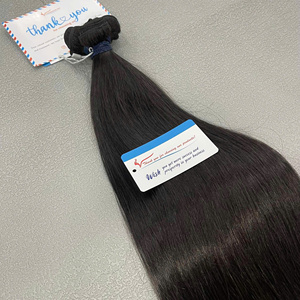 Vente en gros Extension de cheveux humains à trame de cheveux vietnamiens bruts à cuticules alignées Cheveux à double trame droits naturels - Product Image 2