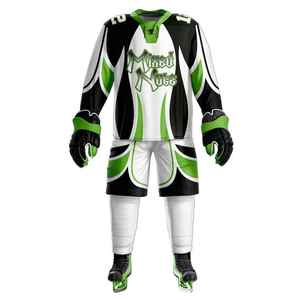Kit d'uniforme de hockey sur glace personnalisable OEM dernière conception avec technique de broderie sublimée à un prix pour les équipes nationales - Product Image 5