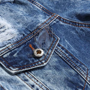 Service OEM Veste pour homme Emballage personnalisé Vente en ligne Fournisseur d'usine Prix bas Veste en jean pour homme - Product Image 3