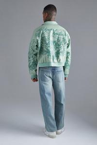 OEM Custom Winter <b>Letter</b> <b>Men</b> Varsity <b>Jacket</b> University Embroidery Logo High Street Casual Varsity <b>Jackets</b> for <b>Men</b> - Product Image 4