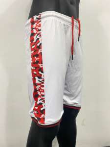 Uniforme de baloncesto de alta calidad personalizable conjuntos 100% poliéster características transpirables con pantalla de nombre del equipo - Product Image 3