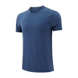 Camisas de malla de alta calidad para hombre, camiseta de alta elasticidad para Fitness, culturismo, gimnasio, camiseta con logotipo personalizado para hombre, camiseta en blanco - Product Image 4