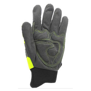 Guantes de impacto antideslizantes de alta calidad Guantes DE TRABAJO mecánicos de cuero TPR antivibración resistentes a cortes con logotipo de impresión personalizado - Product Image 4