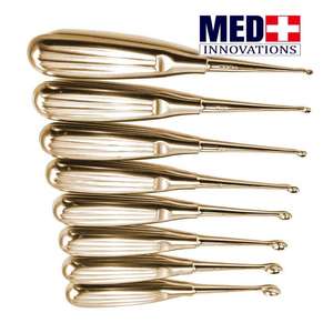 MED INNOVATIONS Juego de curetas manuales ortopédicas Volkmann con mango de color, certificado ISO13485 CE Clase I Autoclavable Esterilizado - Product Image 6
