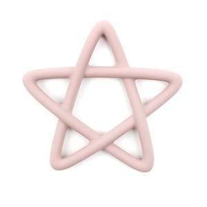 Jouet en silicone pour bébé pentagramme multicolore sans BPA de qualité alimentaire Anneau de dentition pour l'alimentation des bébés allaités Nouveau design 2026 Sûr - Product Image 4