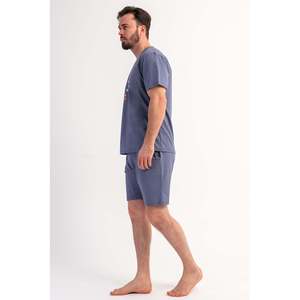 CEPLI ERKEK P.SUPREM XXL BATTAL O YAKA KISA KOL SORT TAKIM - สีฟูม - สีฟูม - Product Image 5