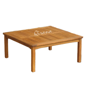 Mesa de centro natural clásica Durabilidad resistente Mesa de centro de forma cuadrada de madera de teca 100 Cm para sala de estar y muebles de jardín - Product Image 3