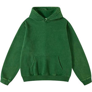 Jersey con capucha de gran tamaño para hombre, sudadera con capucha de algodón de felpa transpirable de peso pesado Vintage, perfecta para ropa de calle - Product Image 3