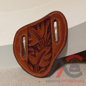 Offre Spéciale gaine de couteau en cuir usiné fabriqué à la main pour hommes étui d'outillage de taureau en cuir véritable occidental pour gaine de couteau pliant - Product Image 1