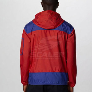Vêtements de cyclisme fabriqués en usine, série de vestes de VTT respirantes en coton et polyester avec poches zippées - Product Image 2