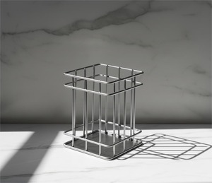 Porte-stylos de bureau en métal moderne et élégant, organisateur à plusieurs compartiments pour le bureau, l'école, la maison, hauteur 17,78 cm, largeur 29,21 cm - Product Image 3