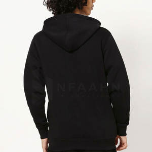 Sudadera con capucha y cremallera para hombre al mejor precio, diseño personalizado para la temporada de invierno, alta calidad, hecha de material de poliéster/algodón - Product Image 3