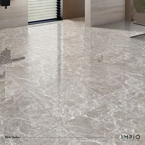 600x600 Double Charge Surface Polie Ivoire Carreaux de sol de cuisine Style Simple Carreaux de porcelaine à faible absorption d'eau - Product Image 5