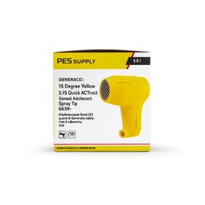 Generac - Boquilla de Pulverización de Desconexión Rápida de 3.5 mm, Color Amarillo, 15 Grados, 6639 - Piezas y Accesorios para Generadores - Product Image 1