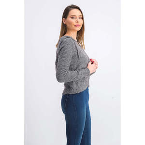 Felpa con Cappuccio Crave Fame per Ragazzi, Nera, Extra Large, in Tessuto Antipilling per la Stagione Autunnale - Product Image 2