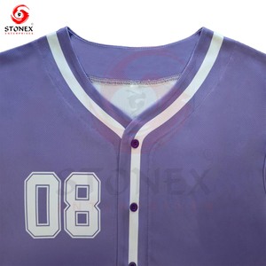 Maillots de baseball sublimés pour hommes et jeunes, vente en gros, personnalisables avec logo et design – Nouveauté très demandée - Product Image 5