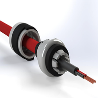 Presse-étoupe rapide certifié ABS UL94 (à pression), indice de protection IP66 – 6-12 mm pour câbles blindés et non blindés