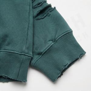 Sudadera con Capucha Extra Grande de Algodón 100% Premium para Invierno 2025-26, Personalizada con Serigrafía, Bordado y Efecto Desgastado - Product Image 6