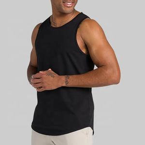 Camisetas sin Mangas Personalizadas con Logotipo para Gimnasio, Deportes, Entrenamientos, Playa, para Hombre, 100% Algodón, Transpirables, Ecológicas, Ligeras, Elásticas en 4 Direcciones, Suaves - Product Image 1
