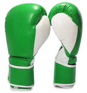 Gants de boxe en cuir de vachette véritable de haute qualité, professionnels avec logo personnalisé OEM Équipement de conditionnement physique Gants de boxe pour hommes - Product Image 5