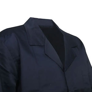 เสื้อคลุมผ้าแพรแข็งสีขาวผ้าโพลีเอสเตอร์และผ้าฝ้ายเสื้อคลุมสีขาวทันสมัยชุดทำงานแพทย์สีขาว Ronpex - Product Image 3