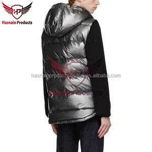 Chaleco acolchado de invierno informal elegante, chalecos personalizados de alta calidad con múltiples bolsillos, productos Hasnain transpirables reversibles a prueba de viento - Product Image 4