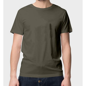 T-shirt unisexe à trois mélanges T-shirts T-shirts à col rond T-shirt de poche Ultra en coton T-shirt de poche en jersey fin unisexe gris - Product Image 1