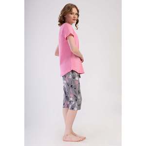 Combinaison de nuit ovale à manches courtes et col rond pour femmes - Product Image 2