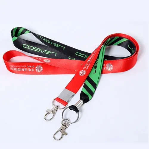 Personalizado impresso poliéster Lanyard ID Card Holder Lanyard Personalizado Dupla Face Impresso Lanyard