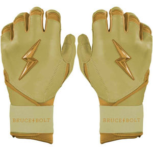 Gants de frappeur de baseball en cuir professionnels sur mesure OEM, respirants et confortables, pour main gauche/droite, avec fermeture Velcro - Product Image 1