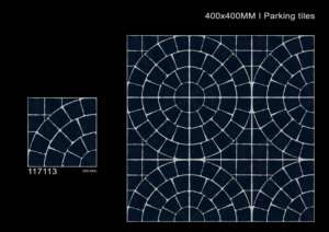 Baldosas de Porcelana para Exteriores de 400x400 mm, Acabado Mate, Resistentes, para Estacionamiento y Áreas Exteriores - Product Image 3