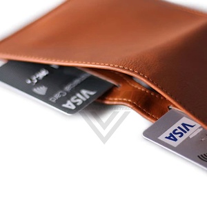 กระเป๋าสตางค์หนังแท้แบบบางสำหรับผู้ชายคลิปหนีบเงินแบบเปิดปิดหนัง PU ที่ทันสมัย - Product Image 6