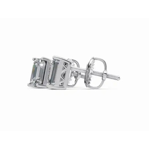 Pendientes de Diamantes Esmeralda, Oro de 9, 14 y 18 Quilates, Joyería Cultivada en Laboratorio, Venta al por Mayor, Proveedor de Exportación OEM B2B - Product Image 2