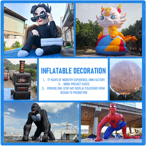 Bơm hơi khổng lồ GORILLA động vật lớn Đồ chơi quảng cáo mạnh mẽ bơm hơi cho trung tâm quảng cáo hiển thị - Product Image 6