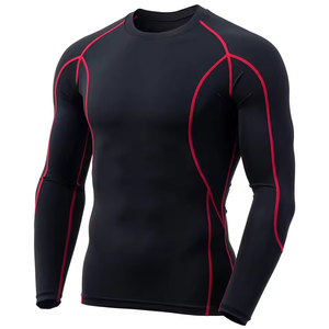 Camiseta de Compresión Sublimada Personalizable de Alta Calidad para Hombre, Rashguard de MMA 2026 - Product Image 1