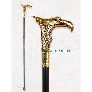 ของตกแต่งบ้านมาใหม่ไม้เท้าออกแบบมาตรฐานทำมือแตรขนาดใหญ่ทันสมัยไม้เท้าสำหรับเดิน - Product Image 4