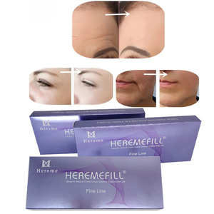 Hereme Effet Longue Durée 100% <span class=keywords><strong>Acide</strong></span> <span class=keywords><strong>Hyaluronique</strong></span> Stérile Réticulé pour le Visage et les Lèvres 1ml 2ml 10ml - Product Image 5