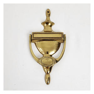 Heurtoir de porte en laiton massif Heritage Design avec art artisanal antique pour les grandes entrées et portes - Product Image 5