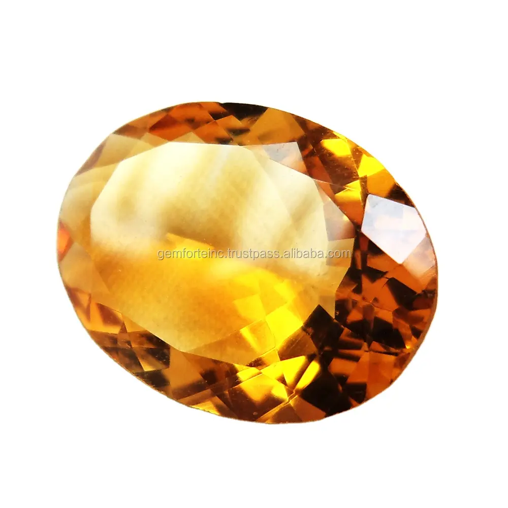 Batu permata alami Citrine Oval bulat campuran bentuk batu permata longgar harga pabrik kualitas tinggi batu alam Multi kuning batu Citrine