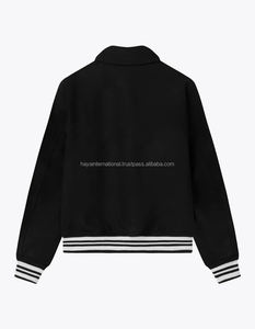 เสื้อแจ็คเก็ตผ้าแคนวาสของผู้ชายขนาดใหญ่พิเศษปักโลโก้ด้านหน้าด้วยผ้าใบ - Product Image 2