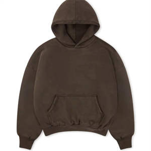 Sweat à capuche personnalisé pour homme, coupe ample et oversize, en molleton 100% coton épais, brodé, effet délavé vintage et délavé à l'acide, idéal pour l'hiver - Product Image 1