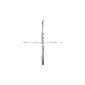 Micro pince en acier inoxydable de haute qualité de 13.5cm pour une utilisation chirurgicale ORL 0.3mm plate-forme de fixation Source d'alimentation manuelle droite - Product Image 5