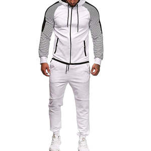 Survêtement blanc unisexe ajusté, à séchage rapide, résistant à l'eau, léger, pour adultes, vêtements de sport, article personnalisé, meilleur style - Product Image 1