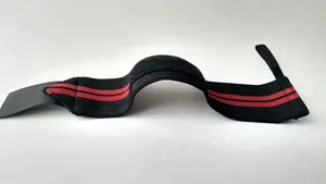 Venta al por mayor de neopreno ajustable muñequera correas envolturas con hebilla Fitness gimnasio ejercicio levantamiento de pesas uso - Product Image 3