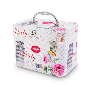 MAQ.09.4 Borsa Cosmetica Portatile di Grande Capacità Stampata per Kit da Viaggio, Organizzatore Trucchi da Appendere, Set da 3 Pezzi - Product Image 3