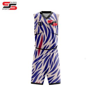 Bonne qualité hommes uniformes de basket-ball couleur personnalisée Sublimation et imprimé à la mode shorts de basket-ball uniformes - Product Image 6