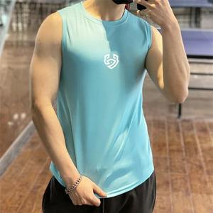 เสื้อกล้ามออกกำลังกายแขนกุดสำหรับผู้ชายฤดูร้อนเสื้อออกกำลังกายเล่นกีฬาระบายอากาศได้ดีเสื้อพิมพ์ลายสำหรับใส่วิ่งในยิม - Product Image 5