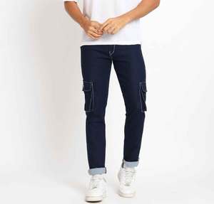 Pantalones cargo personalizados al por mayor, nuevos diseños, cinturón para hombre, cintura, cargo, FLAPPER, bolsillos, pantalones para hombre - Product Image 3